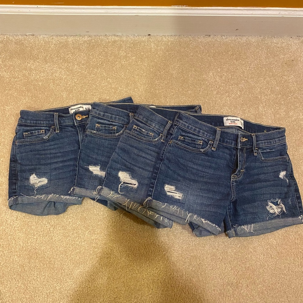 A&F Kids girl shorts size 9/10